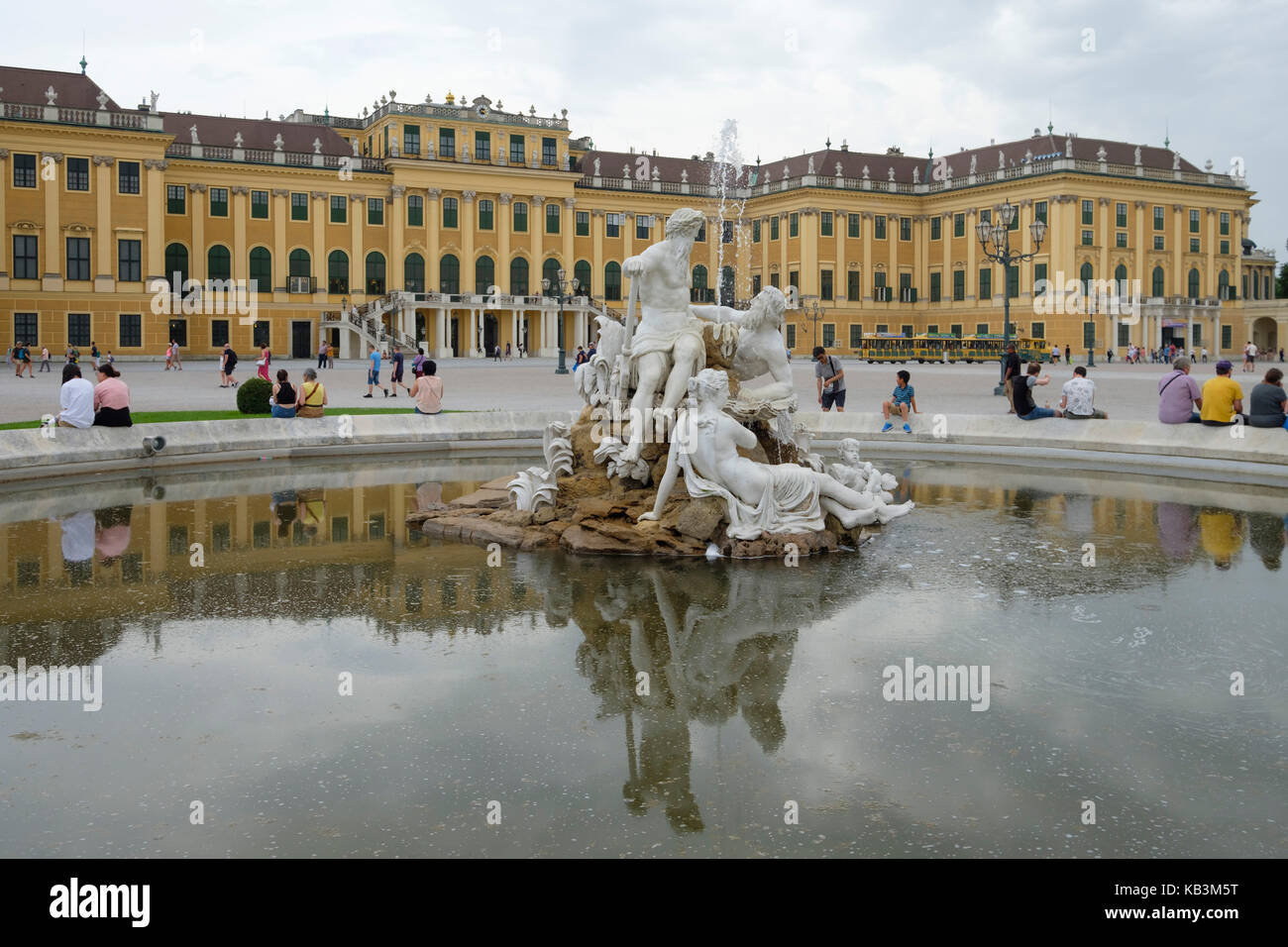 Schloss Schönbrunn in Wien, Österreich, Europa Stockfoto