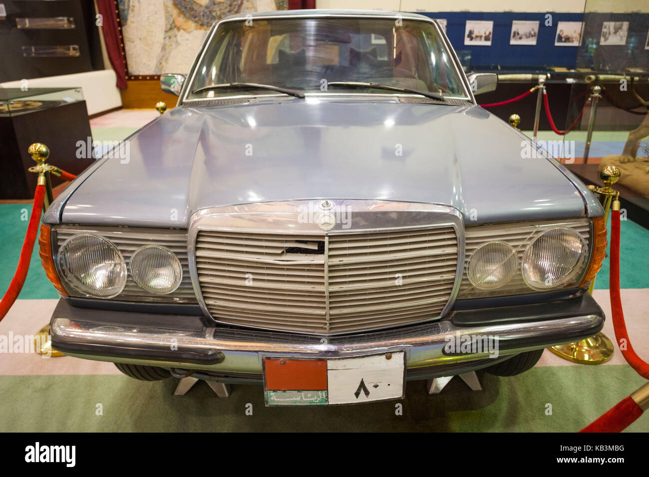 Vae, Abu Dhabi, Sheikh Zayed Research Centre, Royal Car Collection, Mercedes Limousine Stockfoto