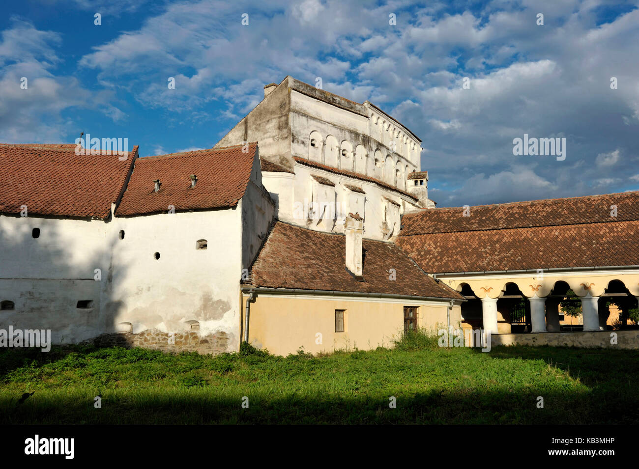 Rumänien, Siebenbürgen, Prejmer, Teil von Dörfern mit befestigten Kirchen in Siebenbürgen, die von der UNESCO als Weltkulturerbe gelistet sind, die befestigte Kirche Stockfoto