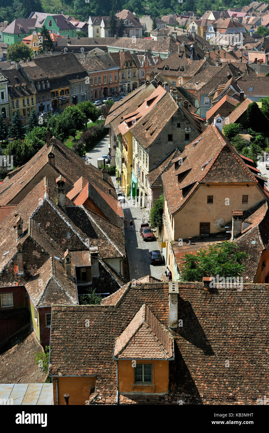 Rumänien, Siebenbürgen, Sighisoara, eine der sieben Sächsischen befestigte Städte in Siebenbürgen, als Weltkulturerbe von der unesco Stockfoto