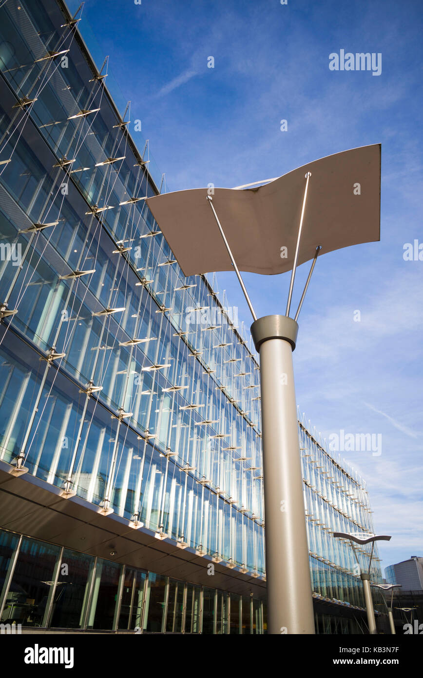 Belgien, Brüssel, eu-Raum, Büro Gebäude von dem EU-Parlament Stockfoto