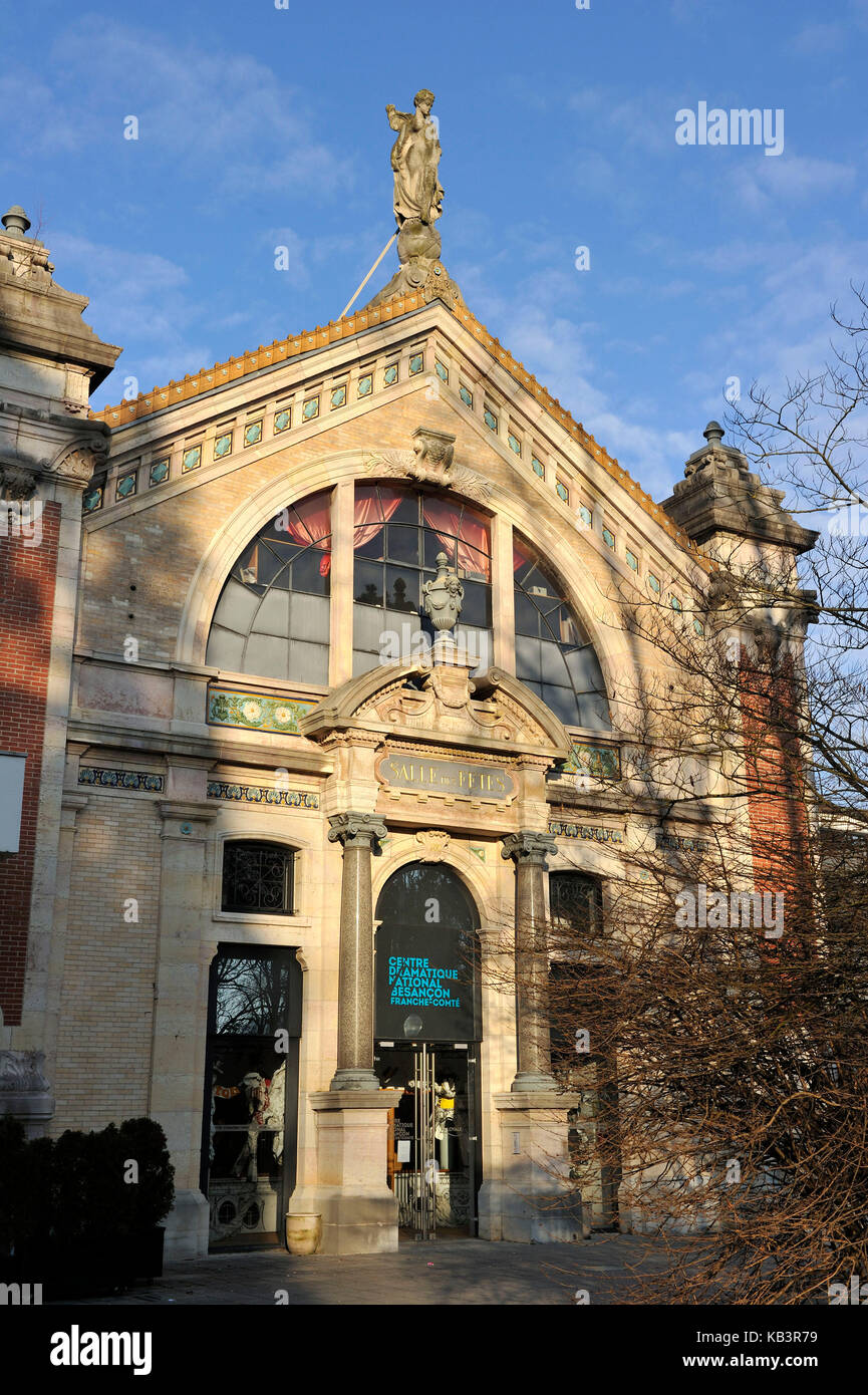 Frankreich, Franche-Comté, Besancon, das neue Theater Stockfoto Frankreich, Franche-Comté, Besancon, das neue Theater Stockfoto