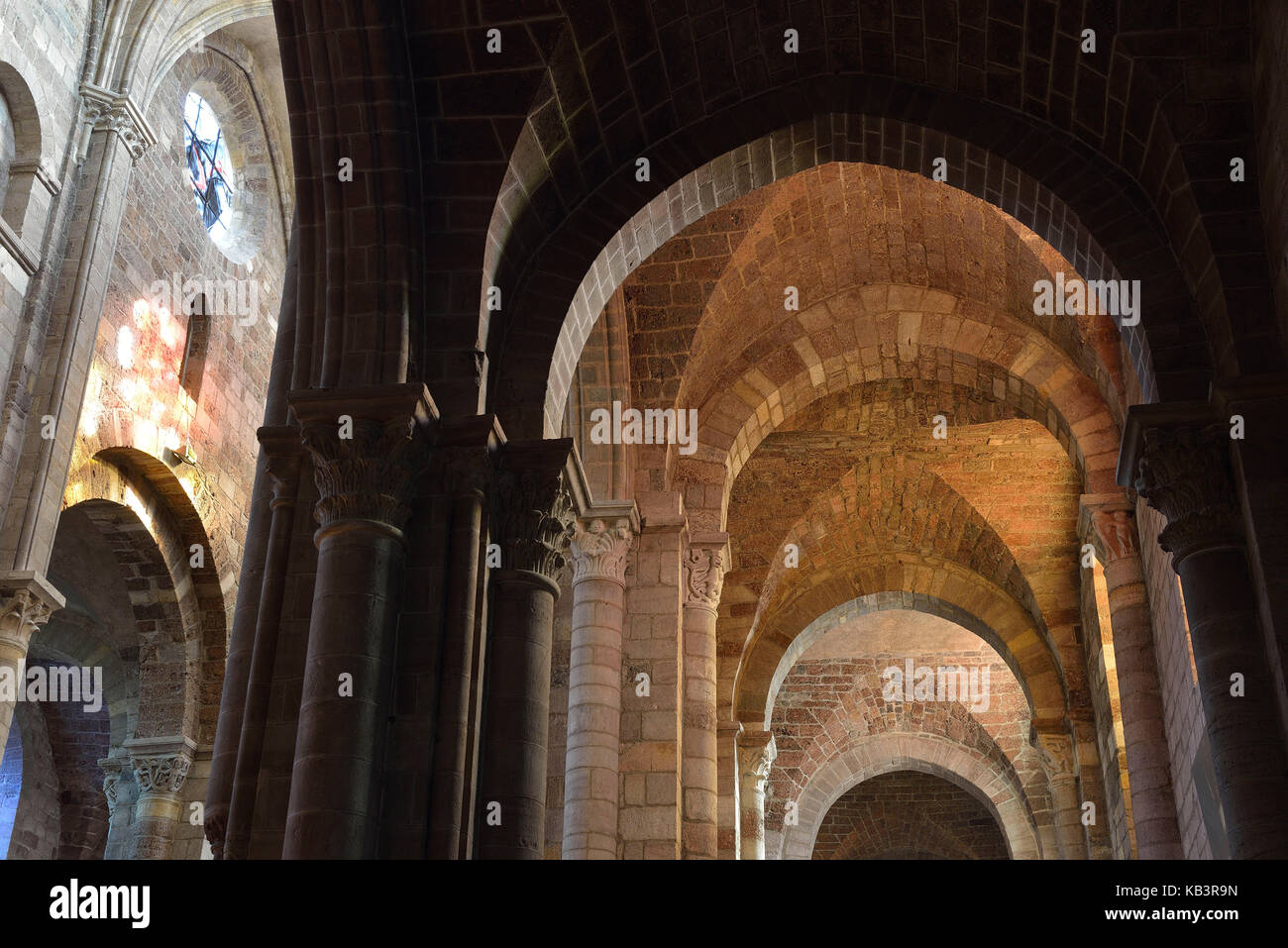 Frankreich, Haute Loire, brioude, Basilika von Saint Julien Stockfoto