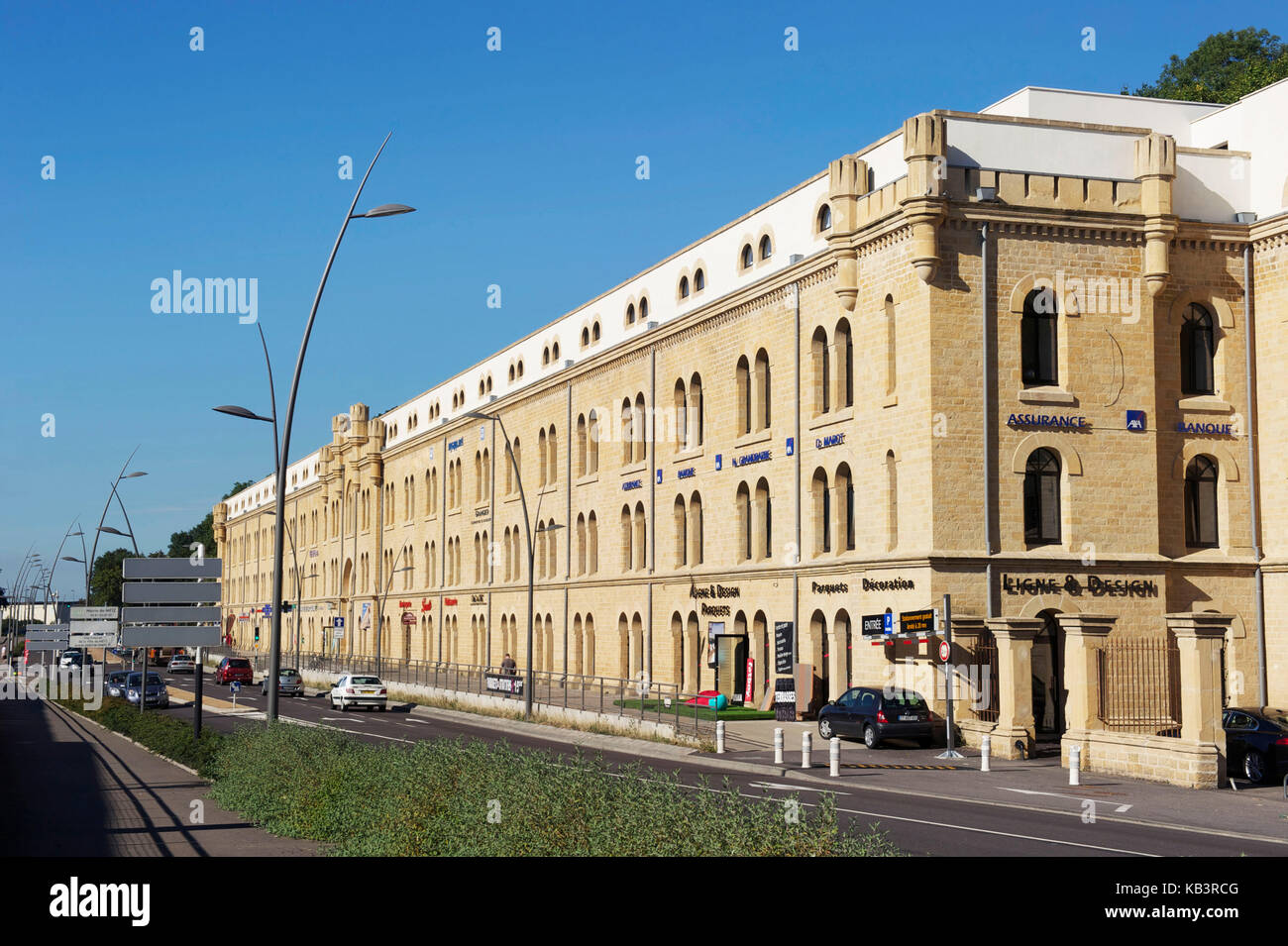 Frankreich, Mosel, Metz, rue de Trèves, neu restauriertes Viertel Stockfoto