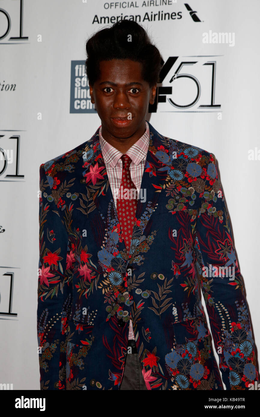 Wirklichkeit Stern Miss J. Alexander besucht die "12 Jahre ein Sklave 'Premiere auf der 51 New York Film Festival in der Alice Tully Hall am 8. Oktober 201 in NY. Stockfoto