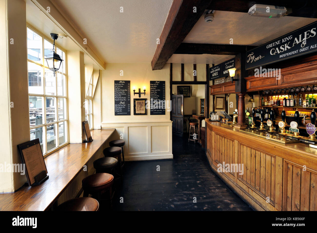 Vereinigtes Königreich, London, Stadtteil Southwark, der Georges Inn Pub Restaurant Stockfoto