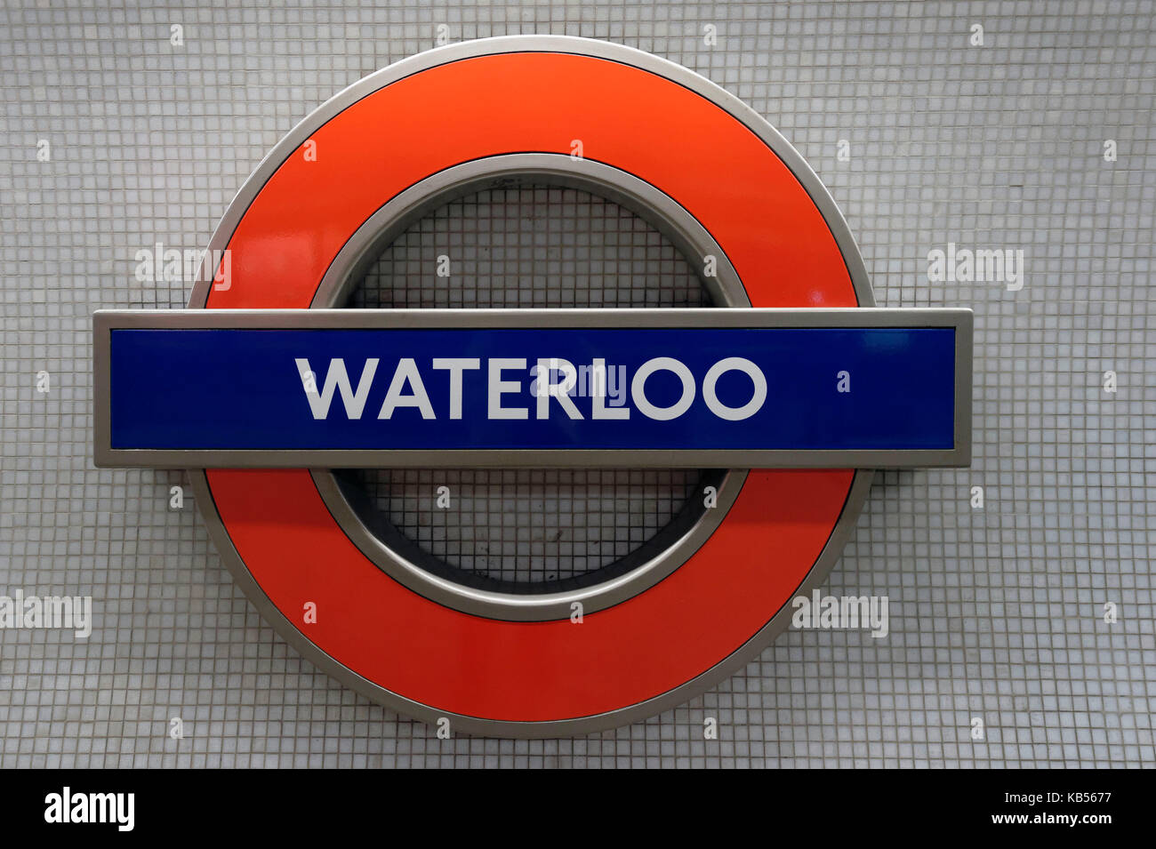 Vereinigtes Königreich, London, U-Bahn, Waterloo Station Stockfoto