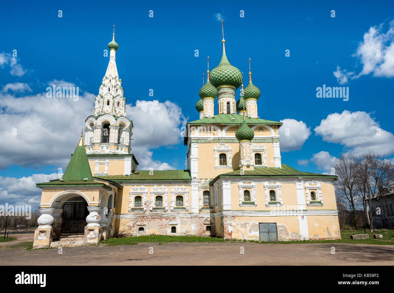 Russland, Uglitsch, orthodox, Kirche, Geburt des hl. Johannes des Täufers Stockfoto
