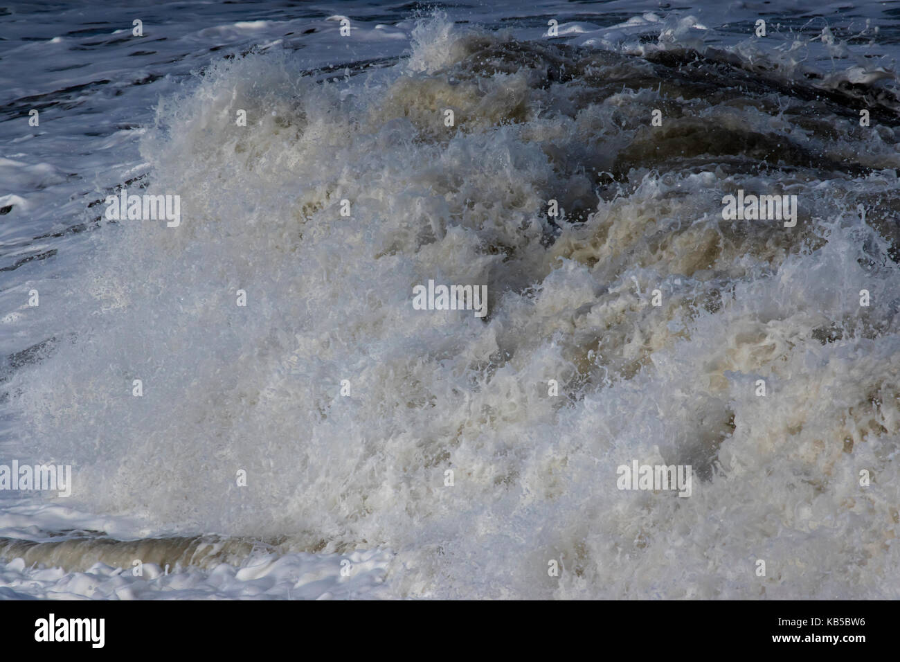 Wellen und Schwingungen Seestücke Stockfoto