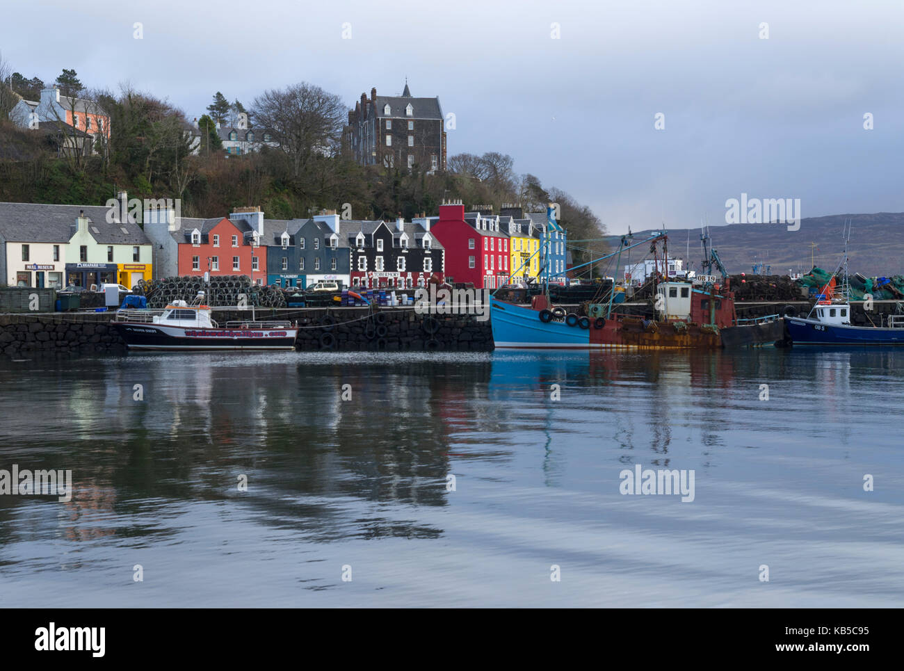 Bunte Tobermory, Isle of Mull, Innere Hebriden, Argyll und Bute, Schottland, Großbritannien Stockfoto