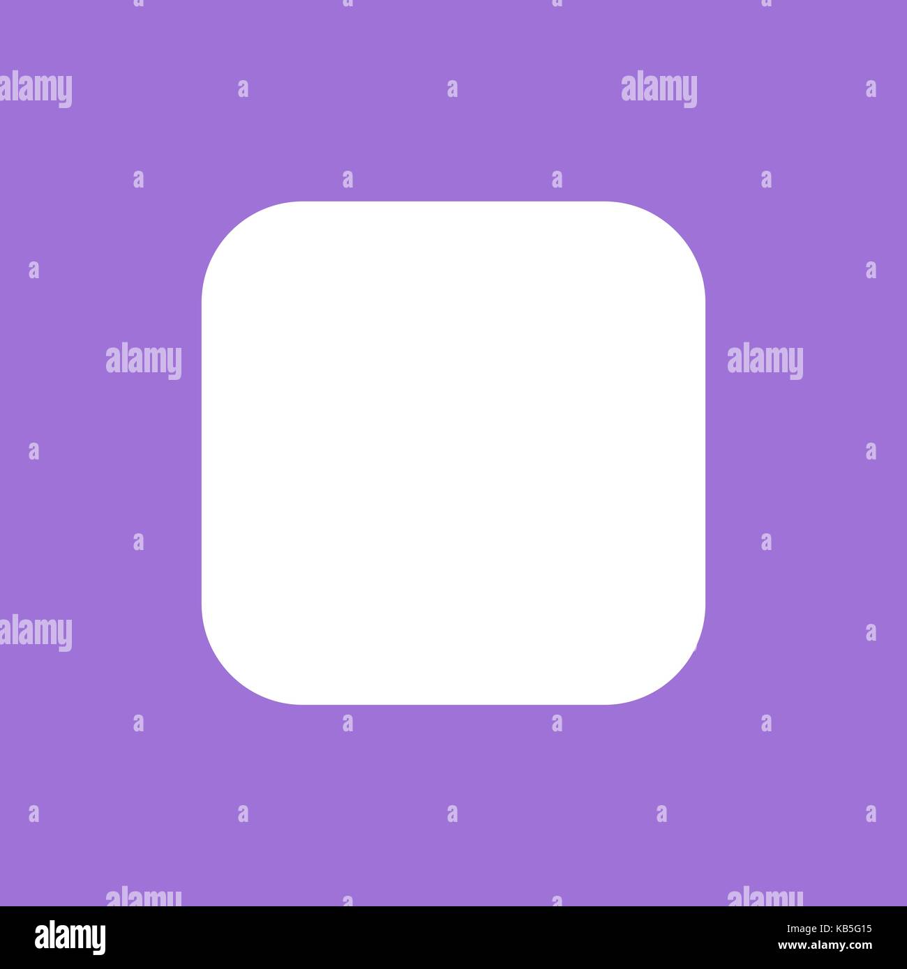 Es in allen ihren Designs verwenden. Schnelle Maske in der Form eines Quadrats mit abgerundeten Ecken für Fotos oder Abbildungen. Schnelle und einfache recolorable Form. Vektor Stock Vektor