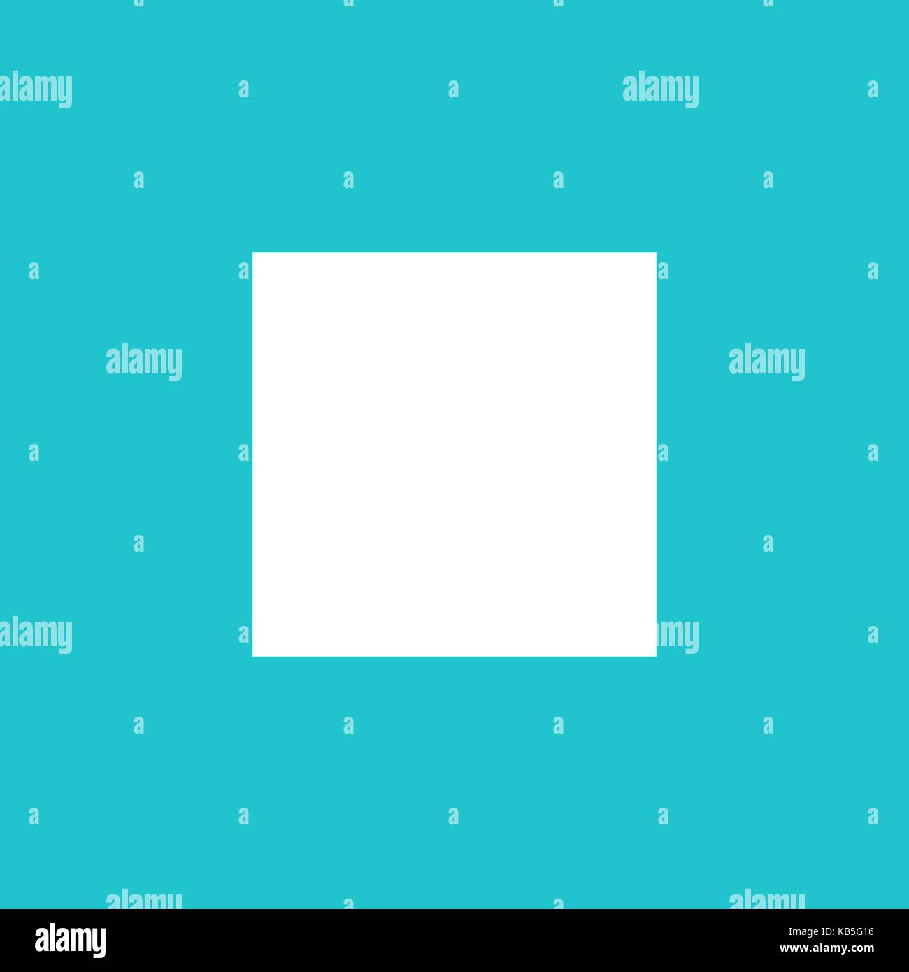 Es in allen ihren Designs verwenden. Quick Mask in Form von Platz für Fotos oder Abbildungen. Schnelle und einfache recolorable Form. Vector Illustration Stock Vektor