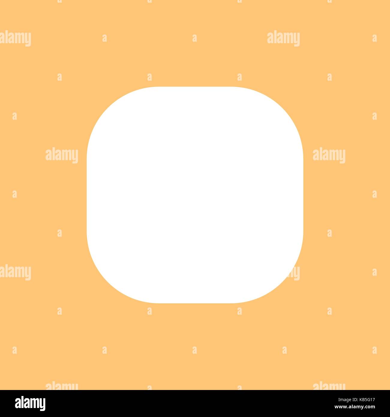 Es in allen ihren Designs verwenden. Schnelle Maske in der Form eines Quadrats mit abgerundeten Ecken für Fotos oder Abbildungen. Schnelle und einfache recolorable Form. Vektor Stock Vektor