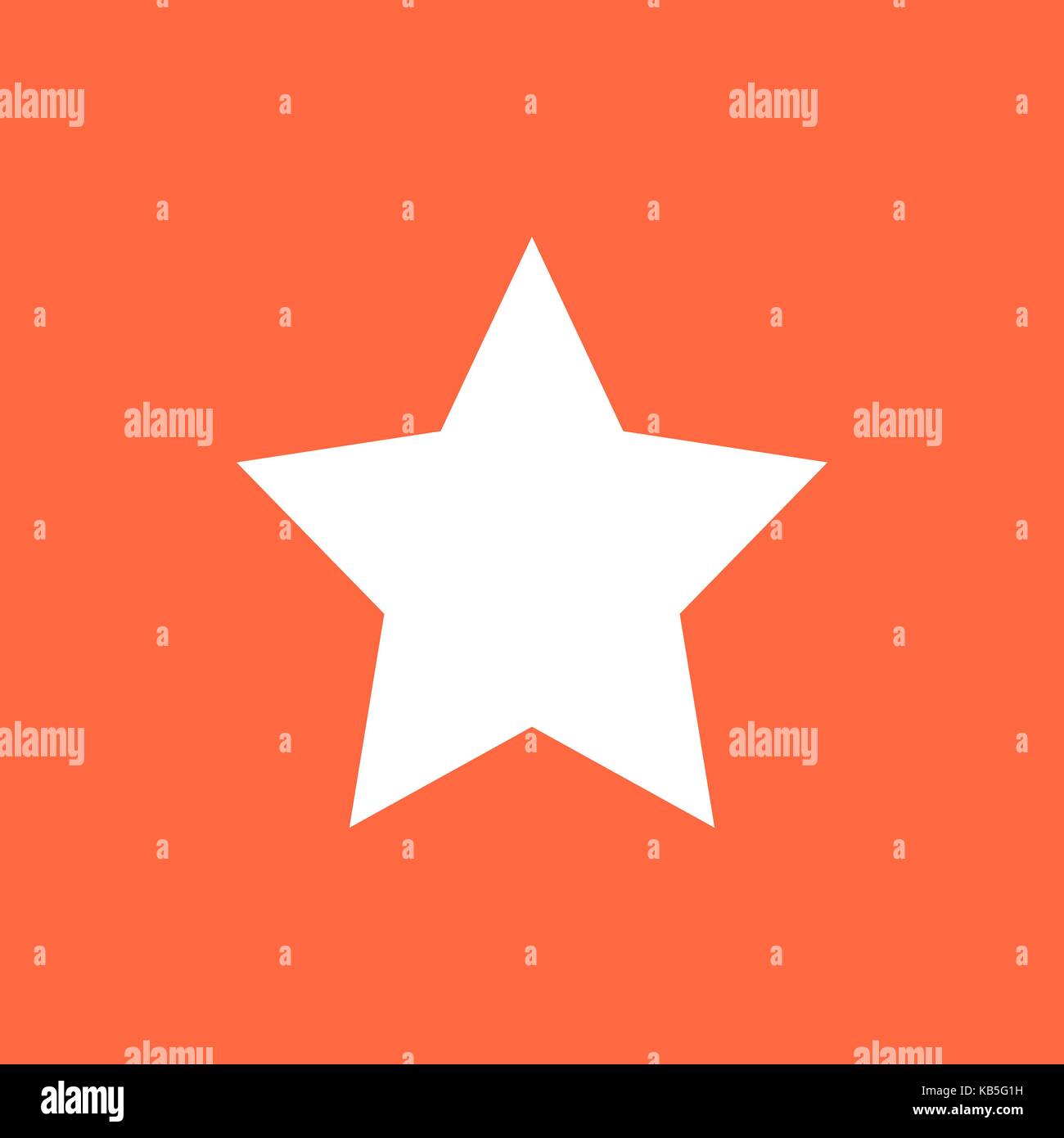 Es in allen ihren Designs verwenden. Quick Mask in Form von Stern für Fotos oder Abbildungen. Schnelle und einfache recolorable Form. Vector Illustration Stock Vektor