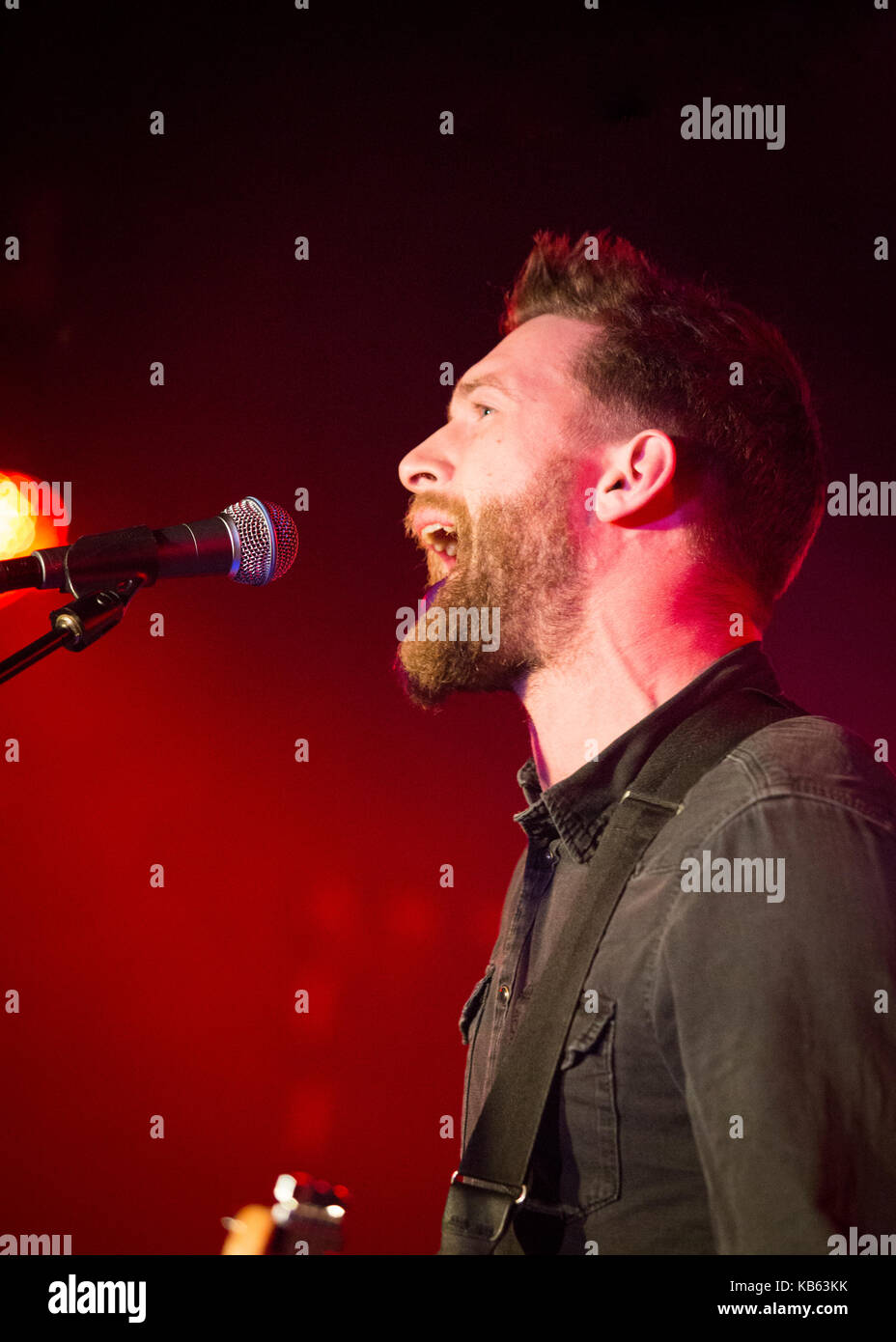 Matt Linnen, der X-Faktor, Singer Songwriter, Live © clarissa Debenham/Alamy Stockfoto