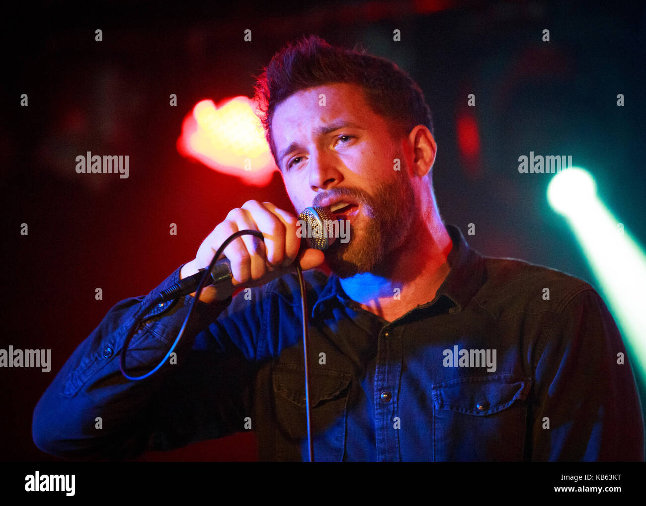 Matt Linnen, der X-Faktor, Singer Songwriter, Live © clarissa Debenham/Alamy Stockfoto