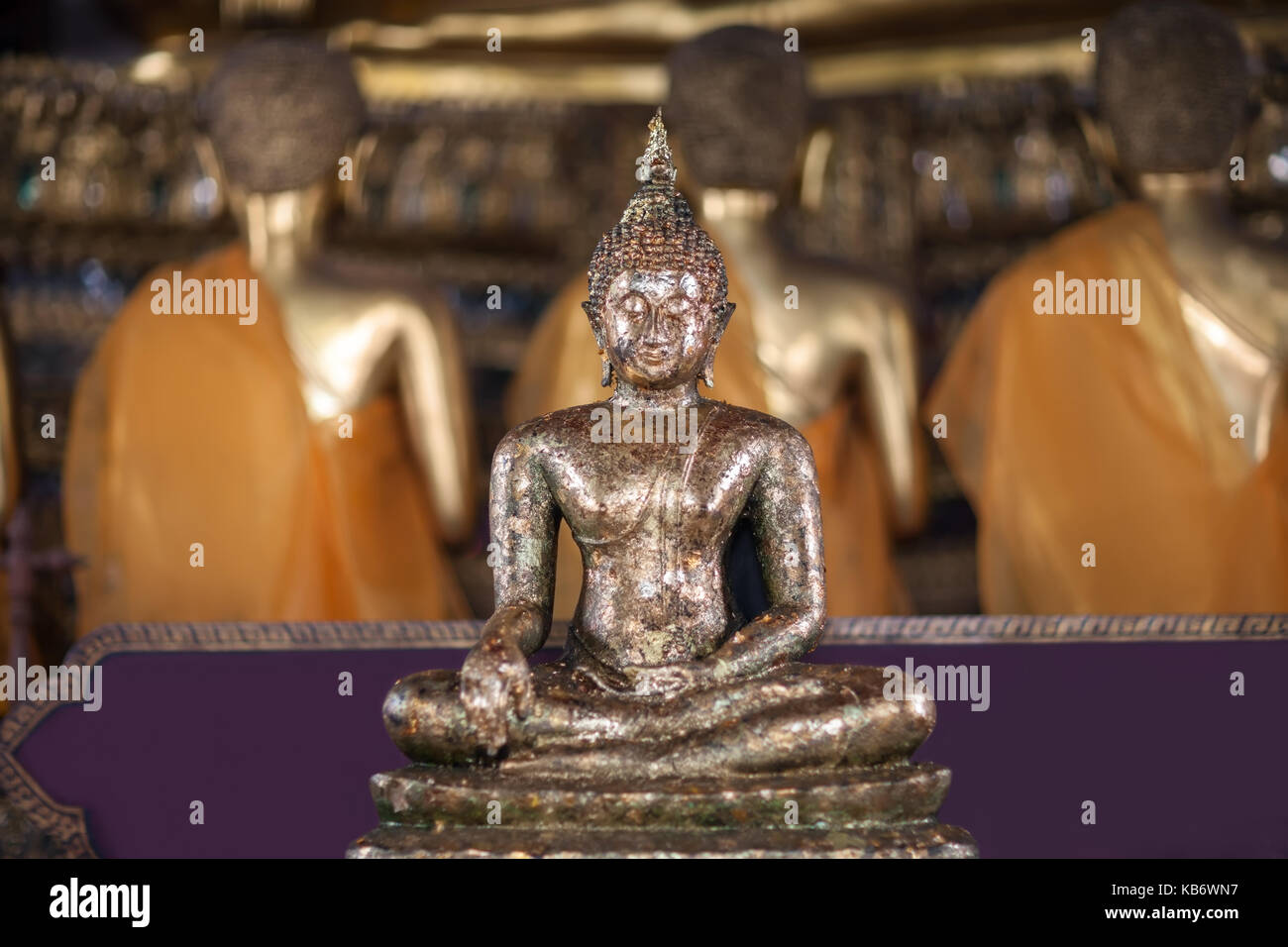 Buddha Statue in Thailand Tempel. Religion Konzept Stockfoto