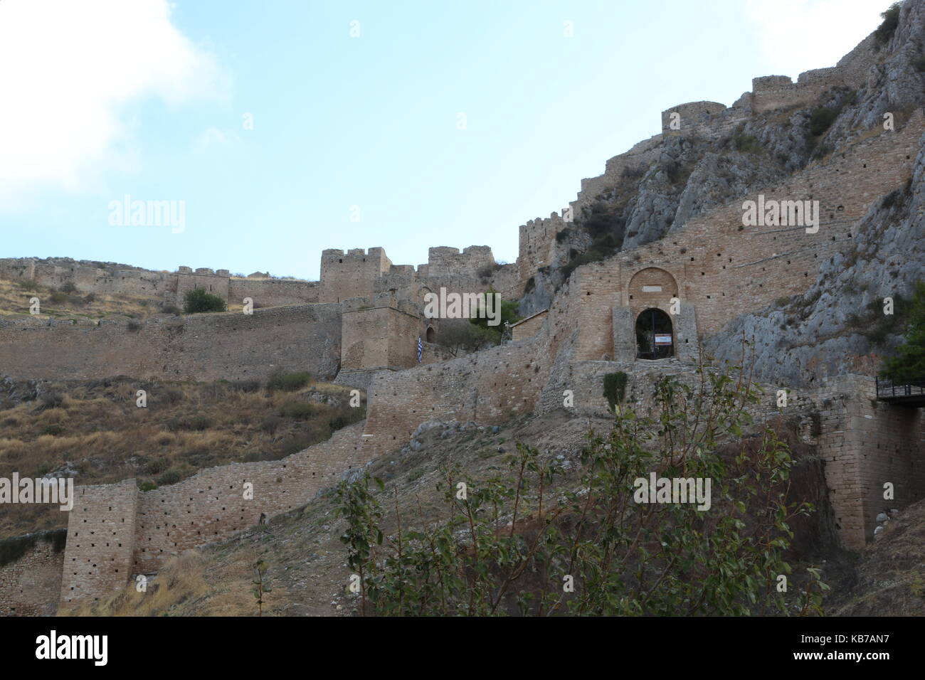 Acrocorinth, Korinth, Griechenland Stockfoto