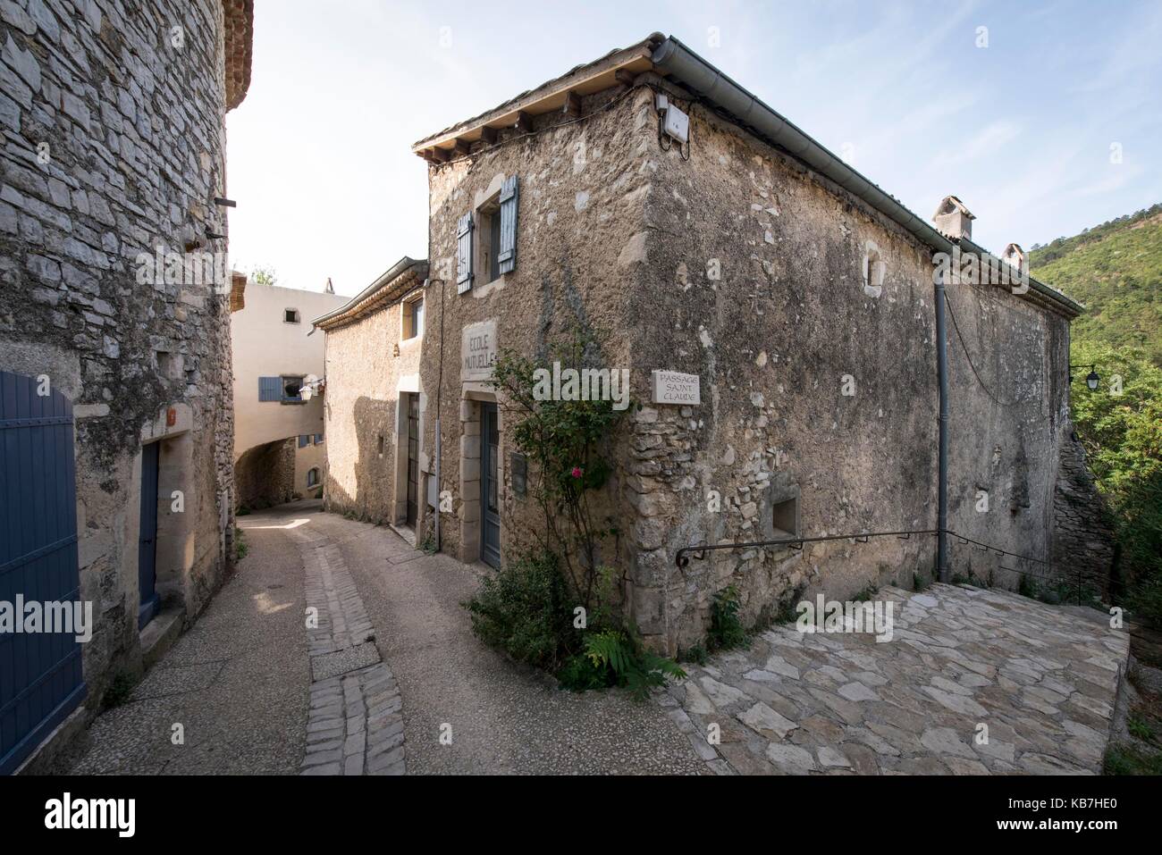 Dorfhaus in Marsanne Auvergne Rhône-Alpes Frankreich Stockfoto