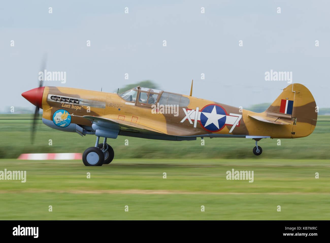 Curtiss P-40 Warhawk Stockfoto