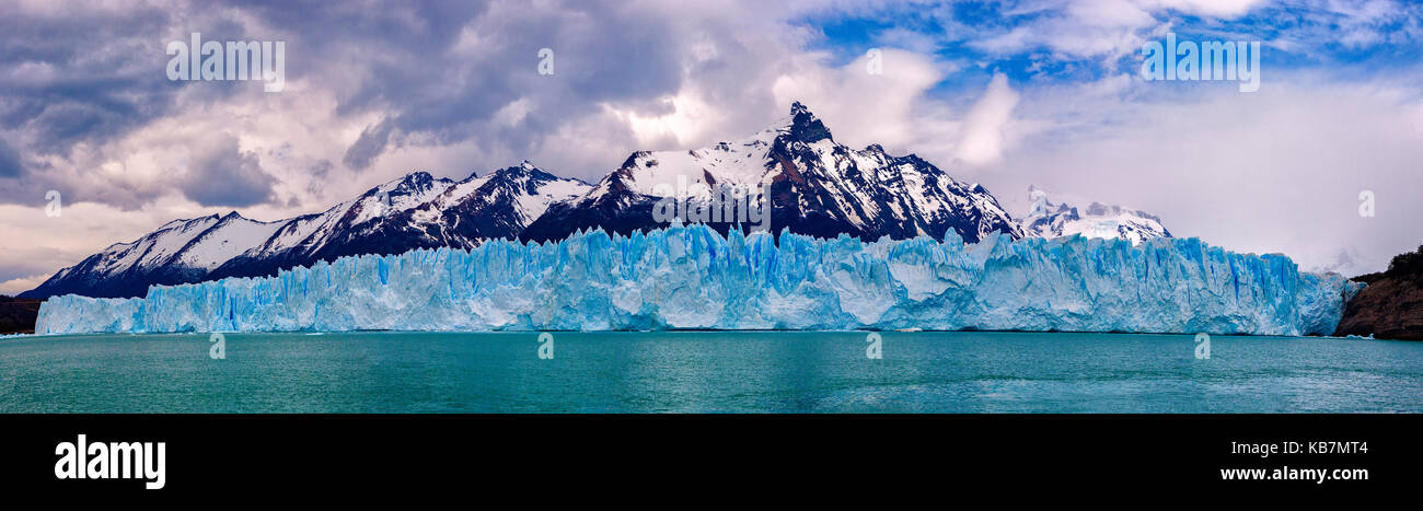 Der Gletscher Perito Moreno. Santa Cruz, Argentinien Stockfoto