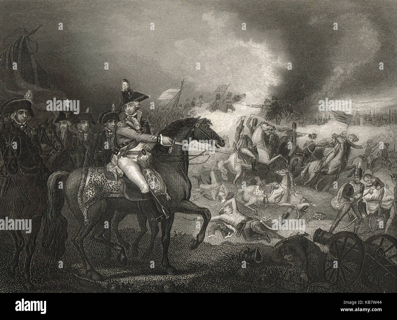 Die Schlacht von Famars, 23. Mai 1793 Stockfoto