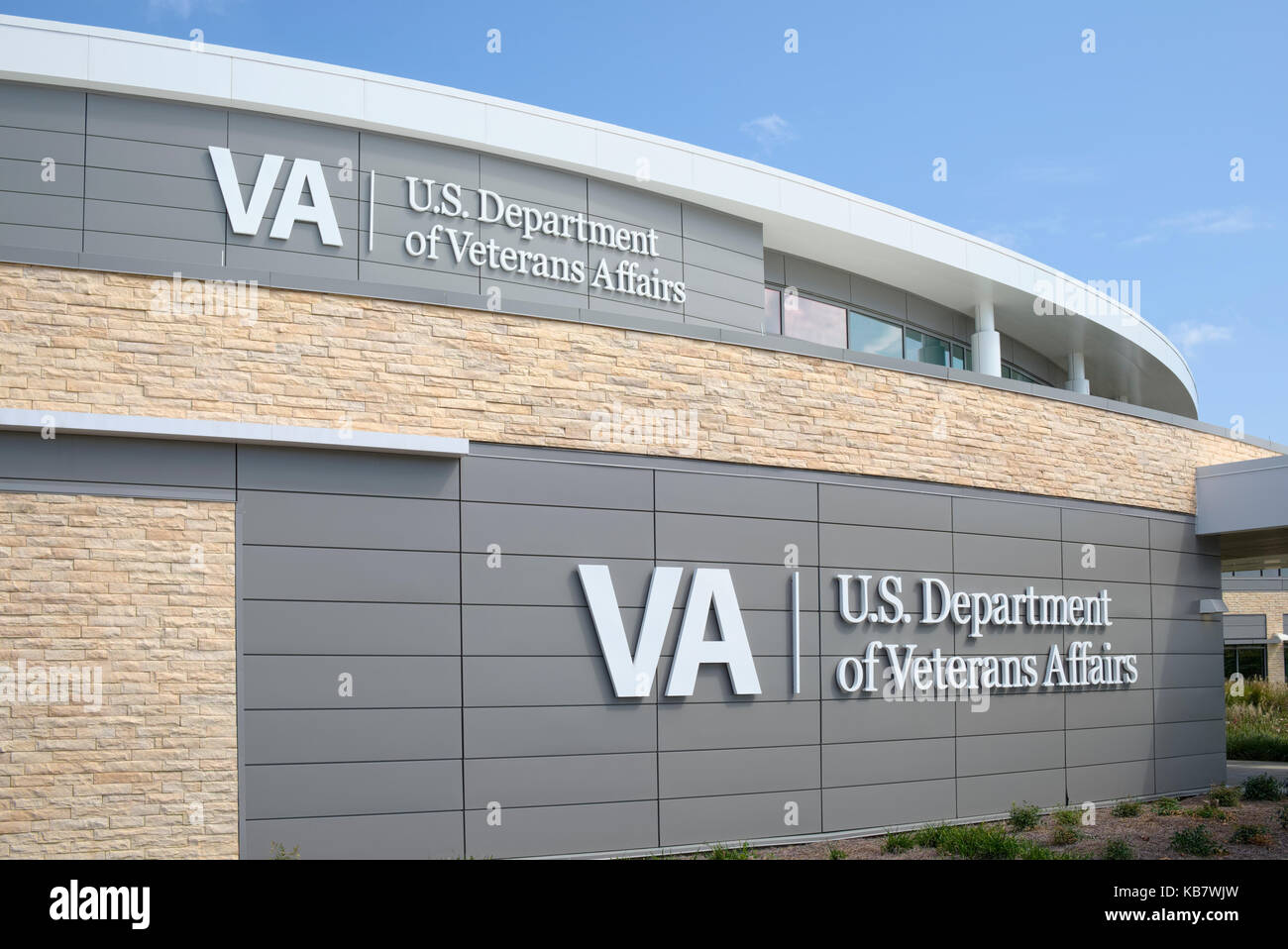 Us-Angelegenheiten der Veteranen, VA Hospital, Ambulanz in Montgomery, Alabama, United States. Stockfoto