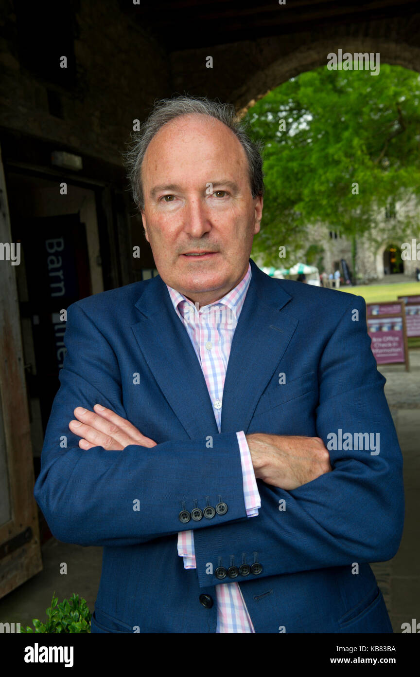 Autor, Journalist, Redakteur Charles Moore. Stockfoto