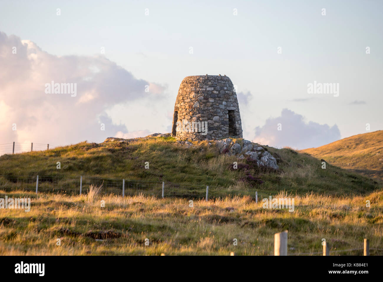Das Land kämpfen, Denkmal der Helden des Lochs, Lewis, Island, Schottland, Großbritannien Stockfoto