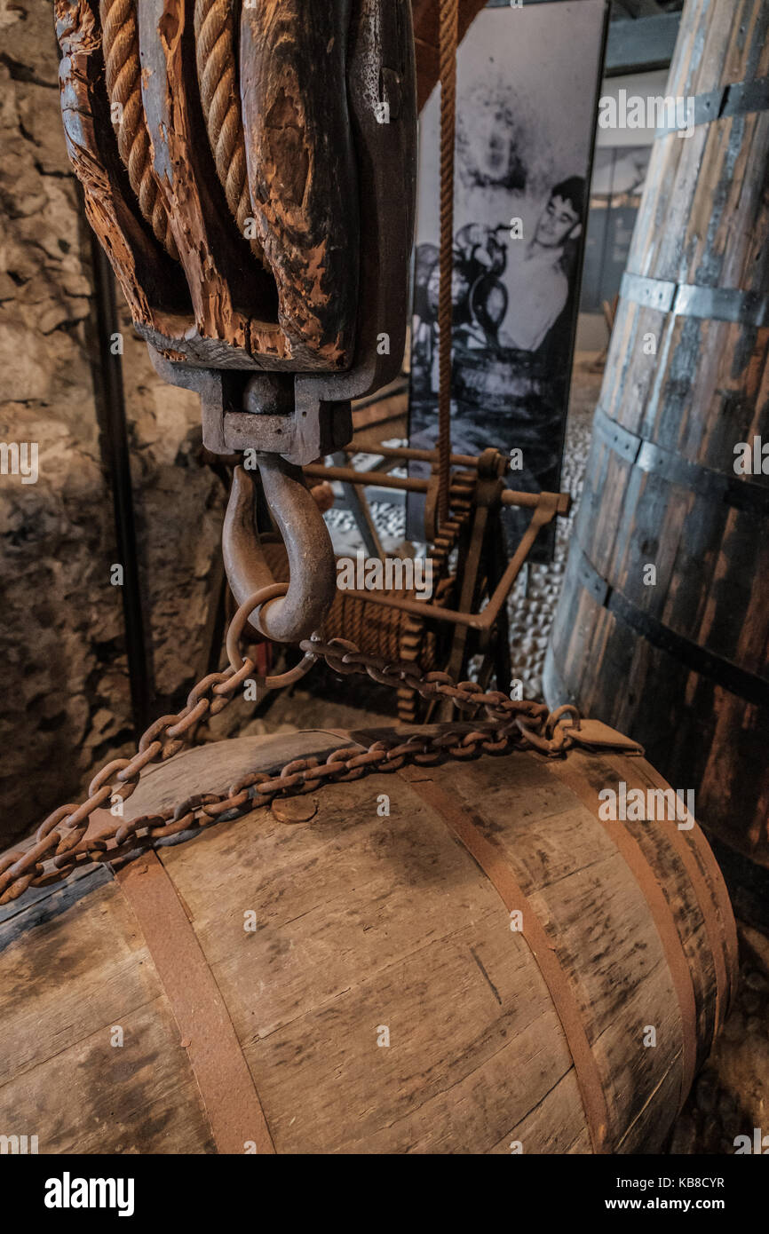 Madeira Weinhütten Stockfoto