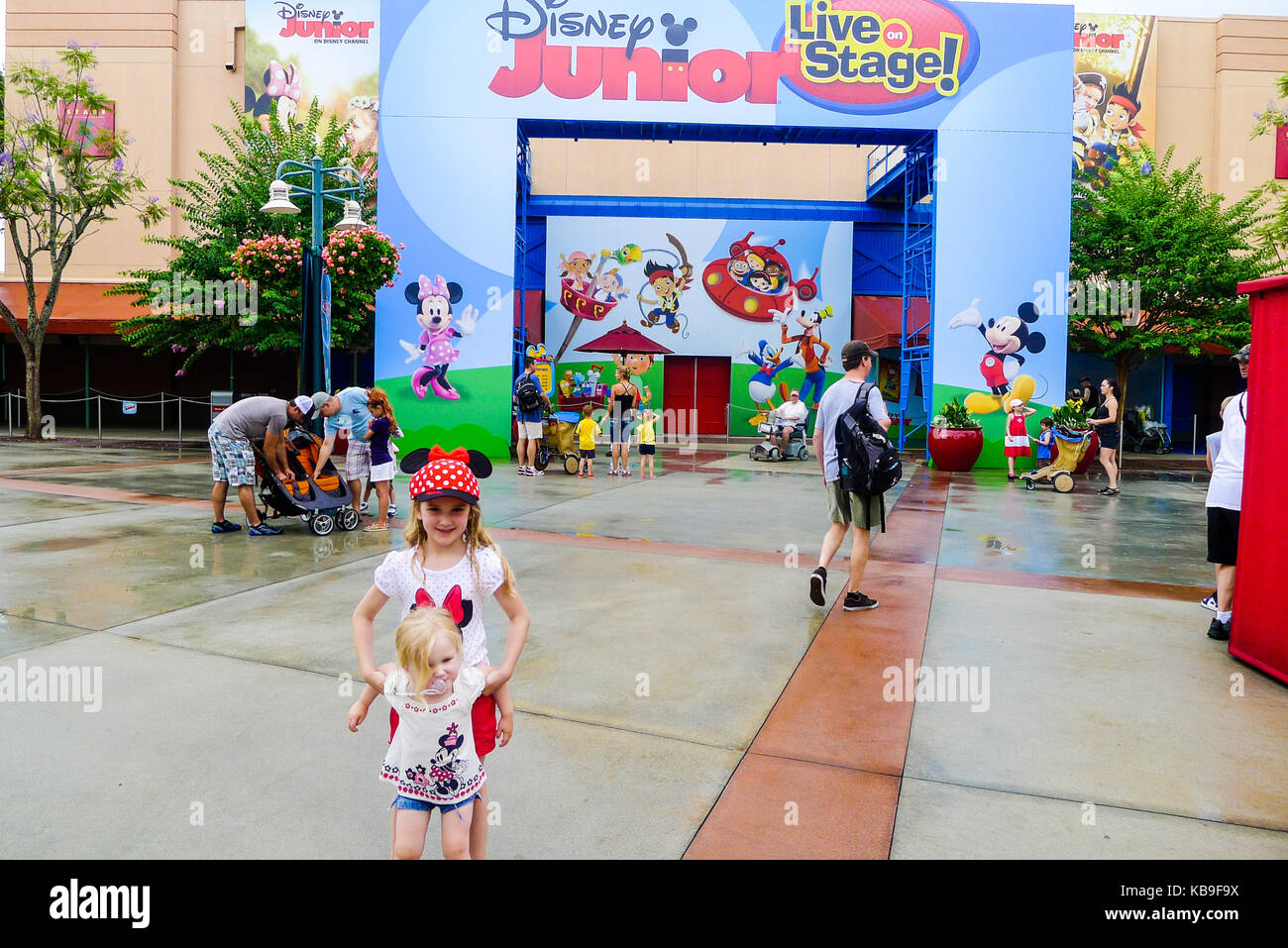 Disney Junior, Live Bühne zeigen, Mickey Mouse Club House, Disney World, Florida, USA Stockfoto