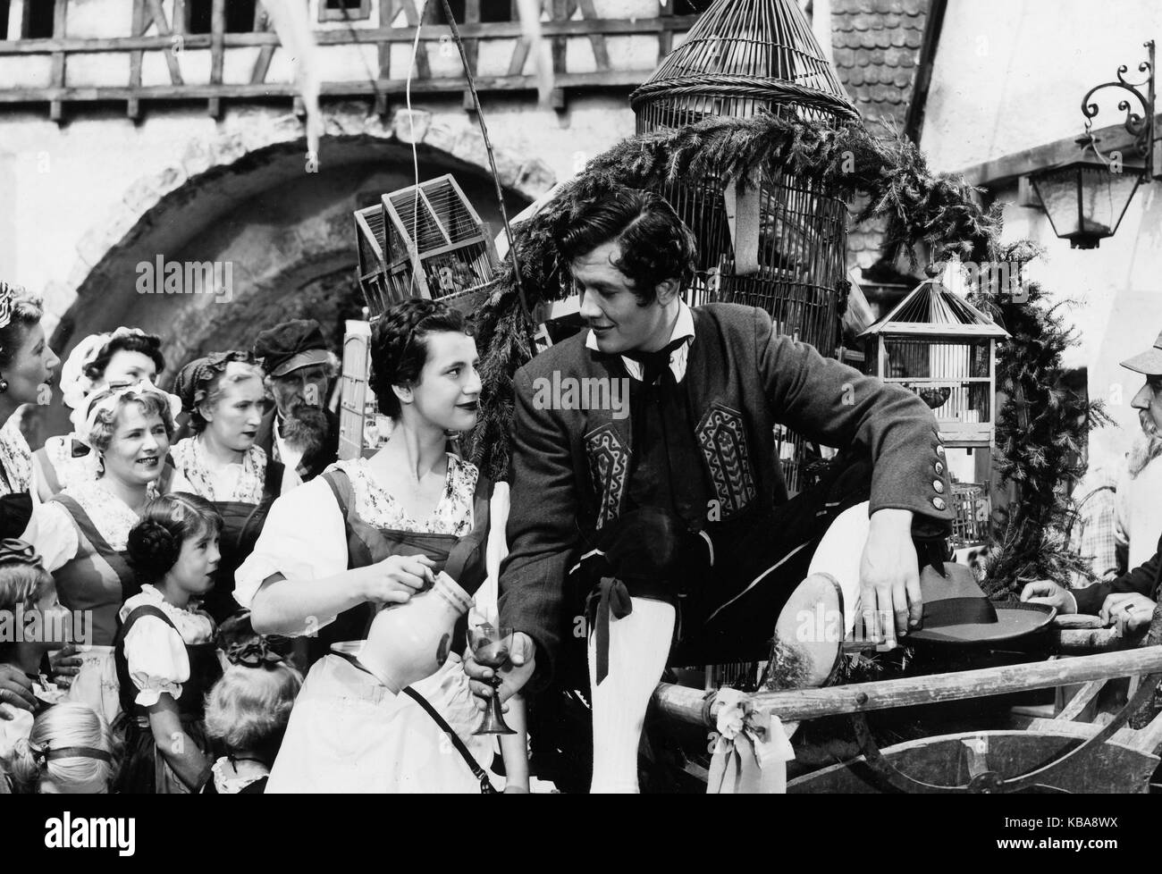 Der Vogelhändler, Deutschland 1953, Regie: Arthur Maria Rabenalt, Darsteller: Gerhard Riedmann Stockfoto