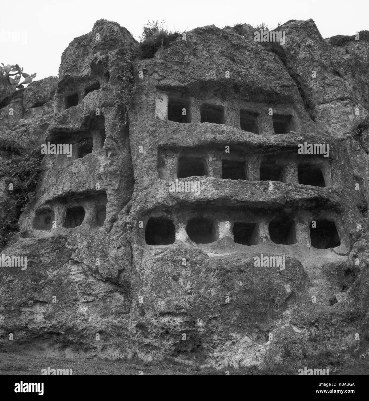 Ventanillas de Otuzco nahe der Stadt Cajamarca, Peru 1960er Jahre sterben. Stockfoto