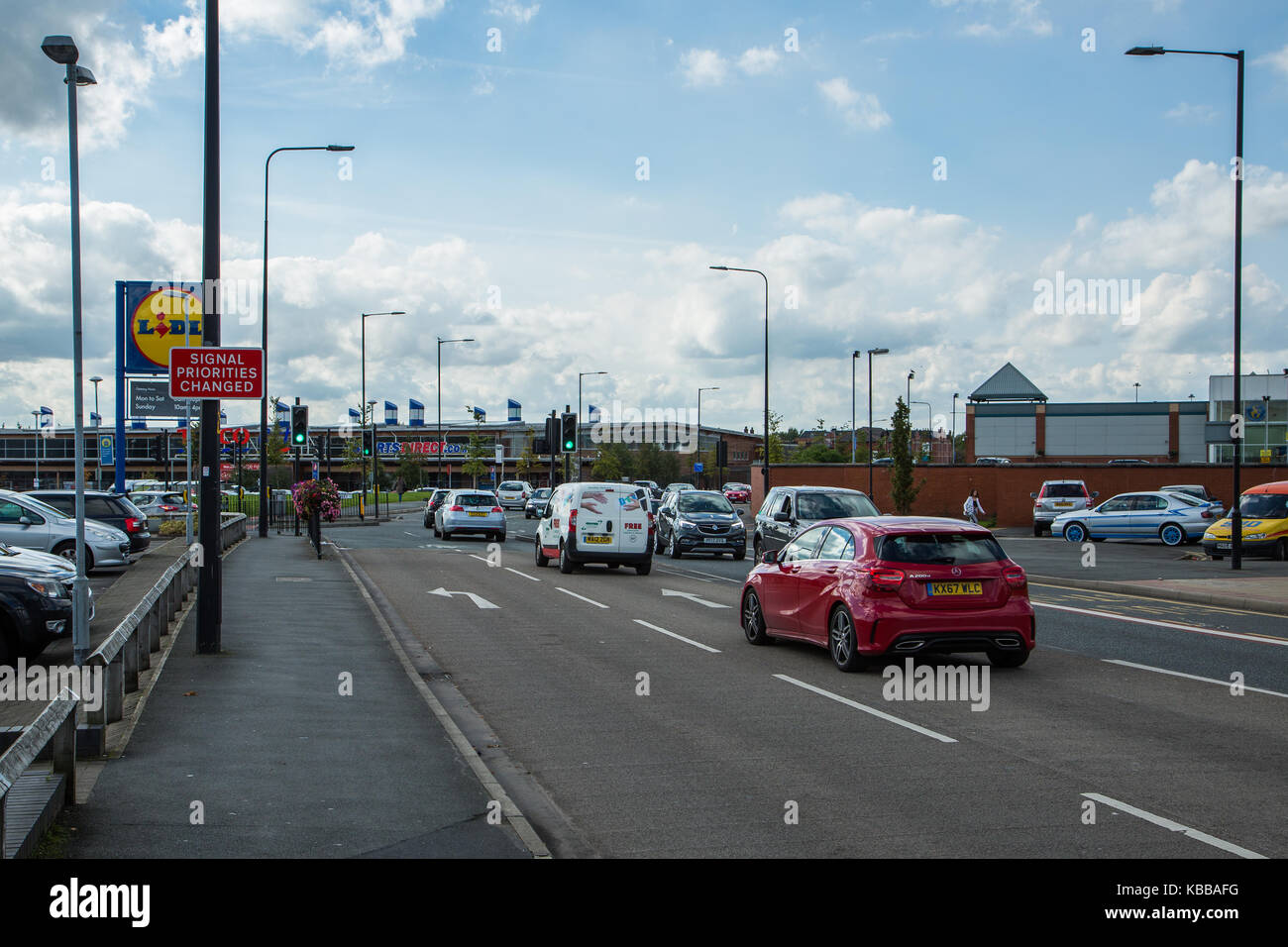 Spinning Jenny WayIn Leigh, England, Großbritannien Stockfoto