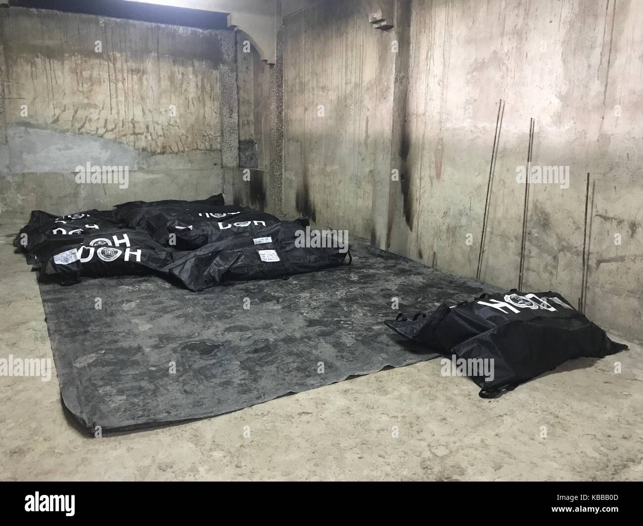 Marawi City, Philippinen. 26 Sep, 2017. 11 Leichen geborgen - vom Krieg zerrissenen Marawi Credit: Sherbien Dacalanio/Pacific Press/Alamy leben Nachrichten Stockfoto