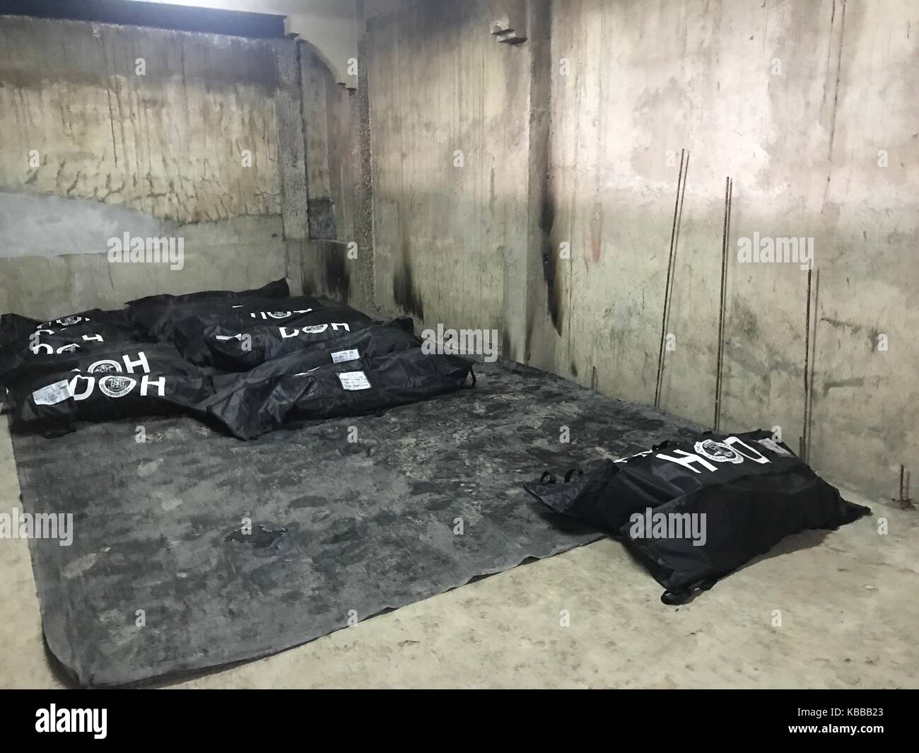 Marawi City, Philippinen. 26 Sep, 2017. 11 Leichen geborgen - vom Krieg zerrissenen Marawi Credit: Sherbien Dacalanio/Pacific Press/Alamy leben Nachrichten Stockfoto