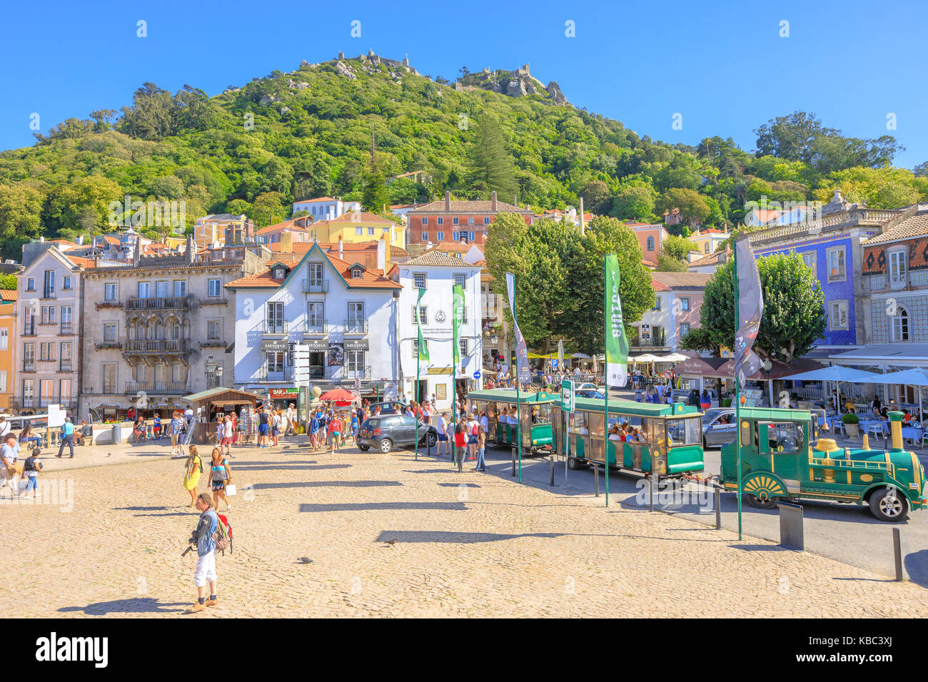 Das historische Zentrum von Sintra Stockfoto