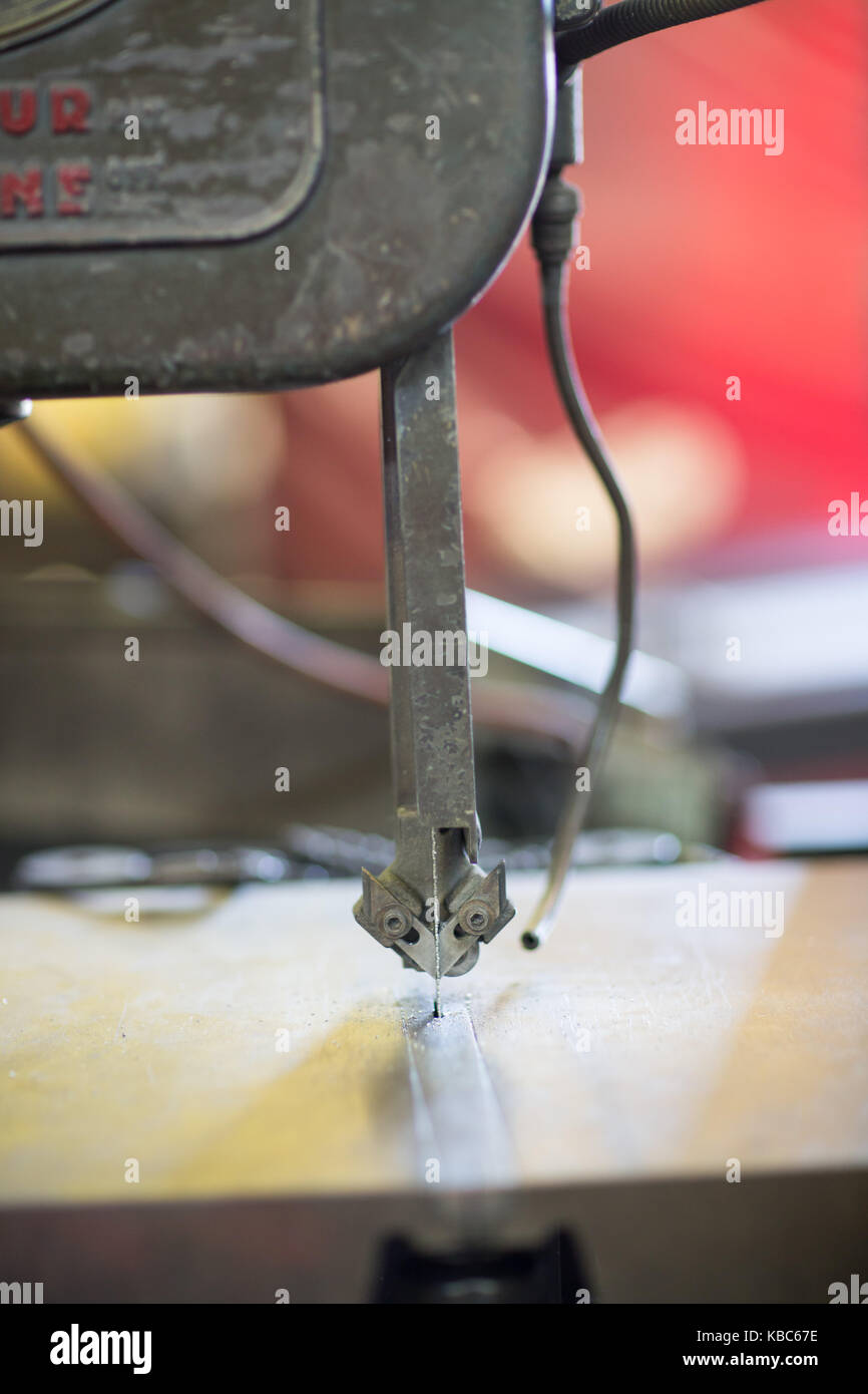 Industrielle Werkstatt Werkzeug und Maschinen Stockfoto