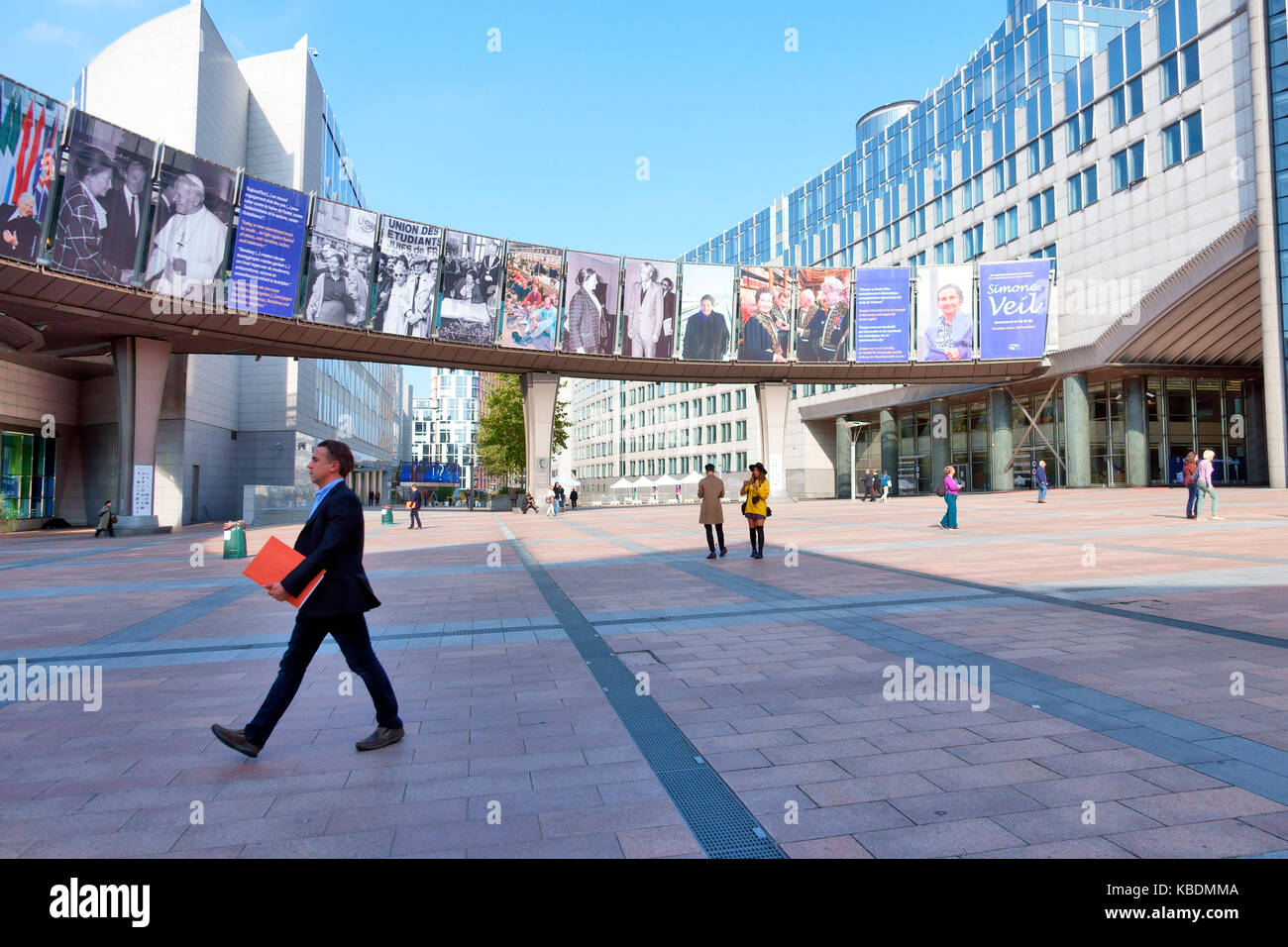Europäisches Parlament, Brüssel, Belgien Stockfoto