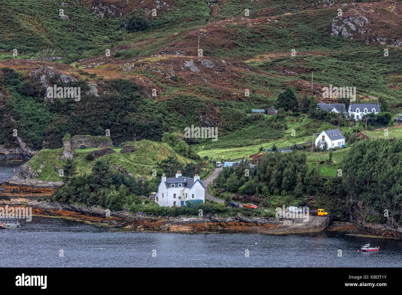 Stromeferry, Loch Carron, Highlands, Schottland, Vereinigtes Königreich Stockfoto