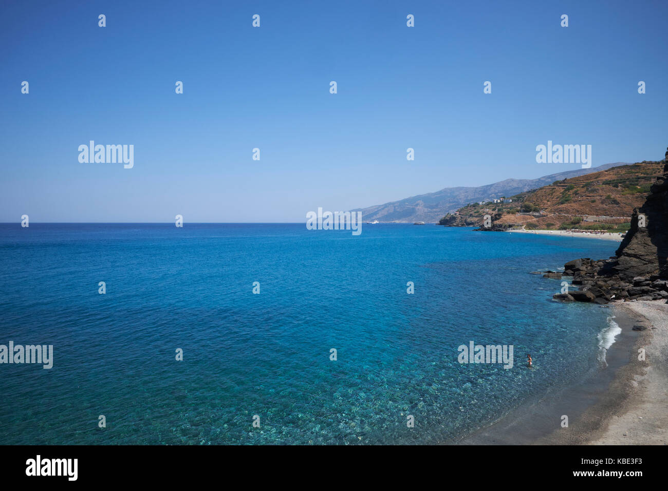 Virgin und Kampos Strände, Ikaria, Griechenland Stockfoto