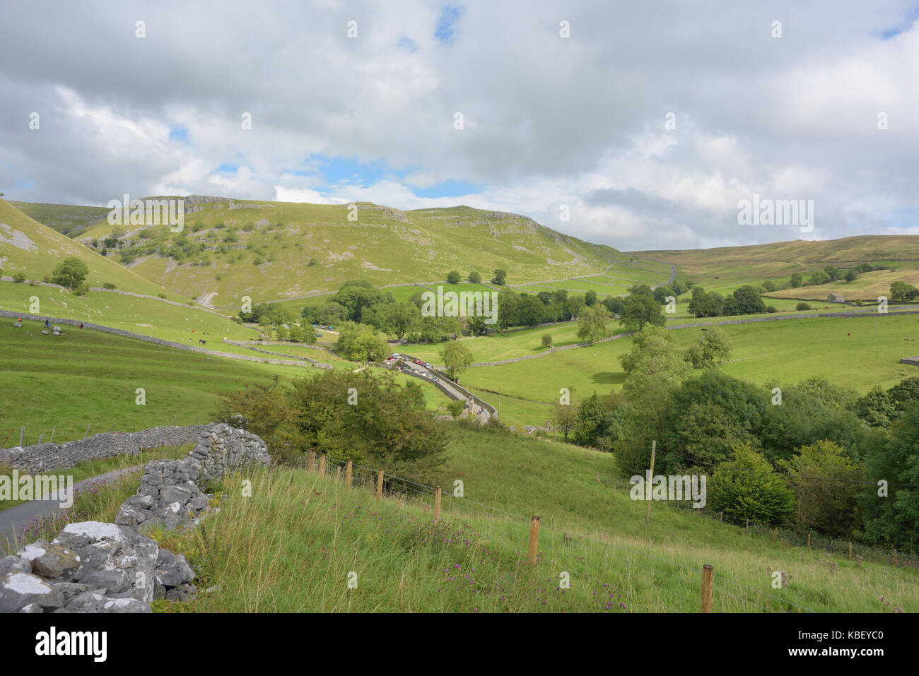Gordale und malhamdale, Yorkshire Dales Stockfoto