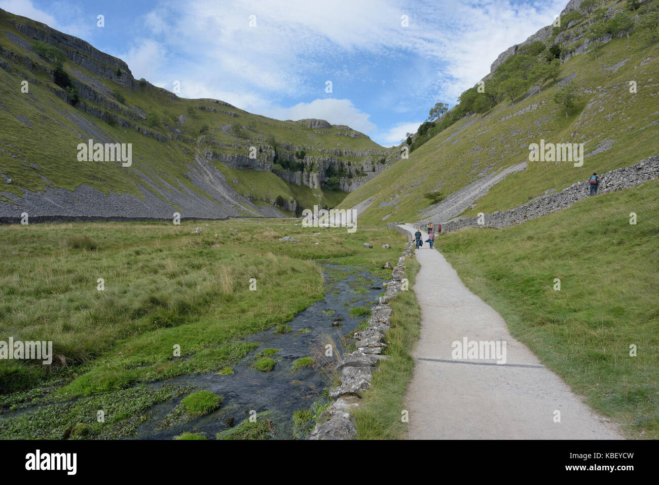 Gordale und malhamdale, Yorkshire Dales Stockfoto