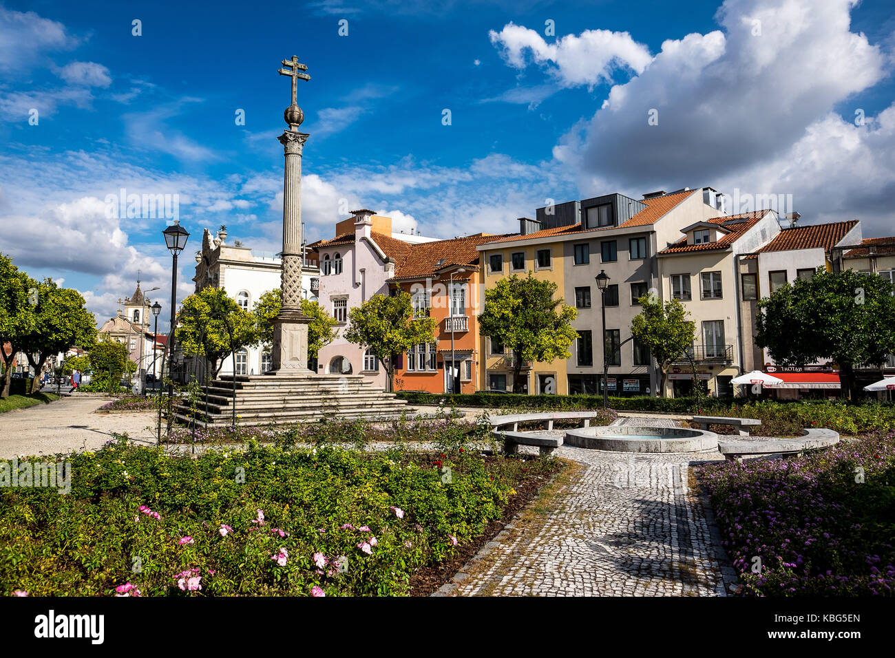 Die Stadt Braga bietet schöne Gärten und Promenaden. Die Gärtner der