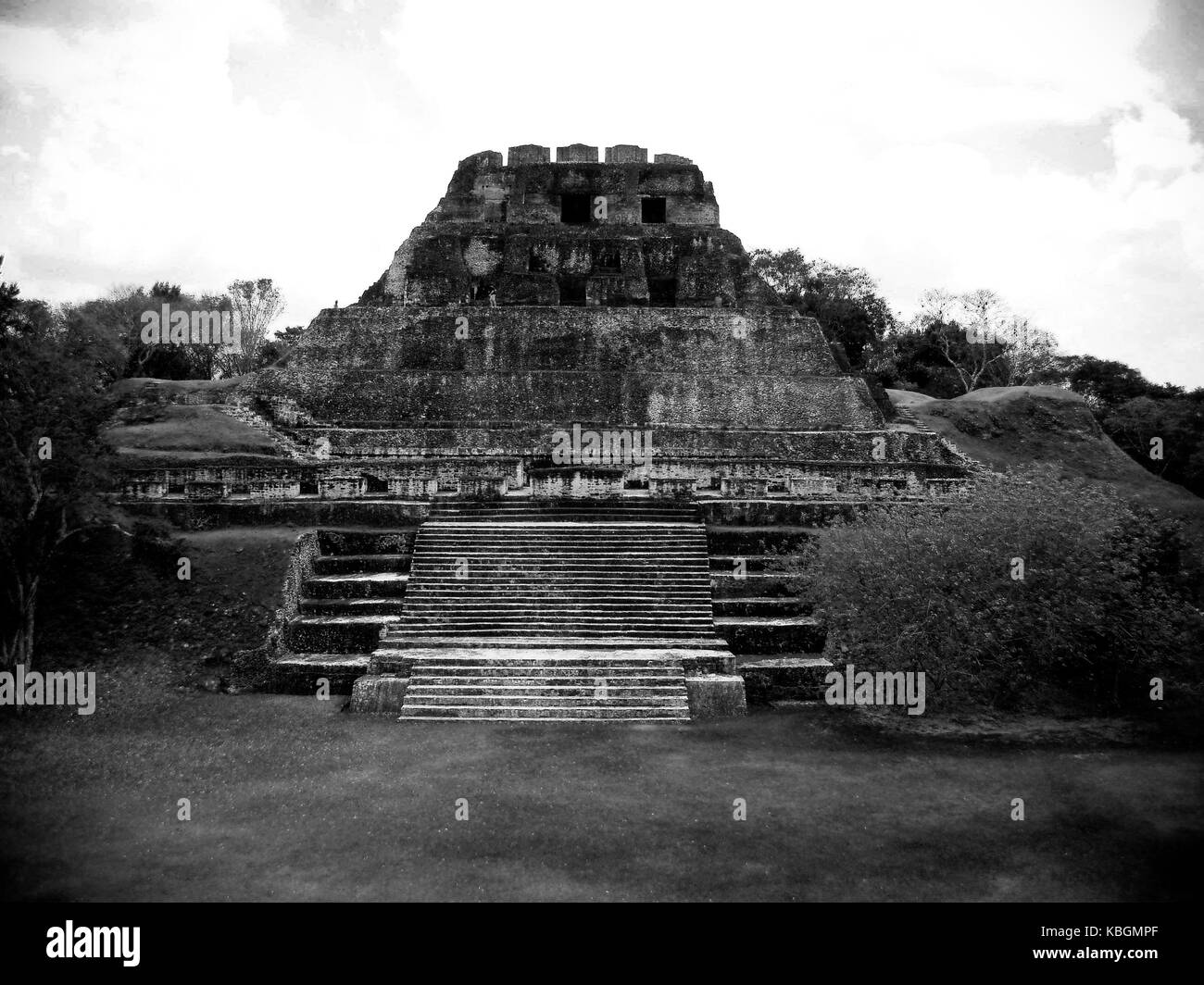 Maya Tempel Stockfoto