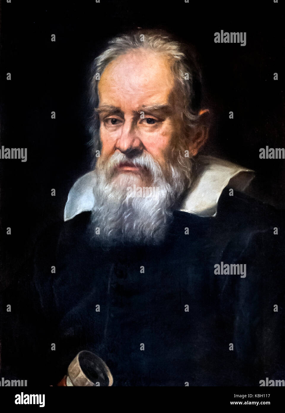 Galileo Galilei (1564-1642), Porträt von Giusto Sustermans, c 1635. Stockfoto