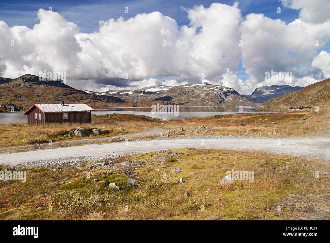 See stavatn in der hardangervidda Hochplateau, Vinje, Telemark, Norwegen. Stockfoto