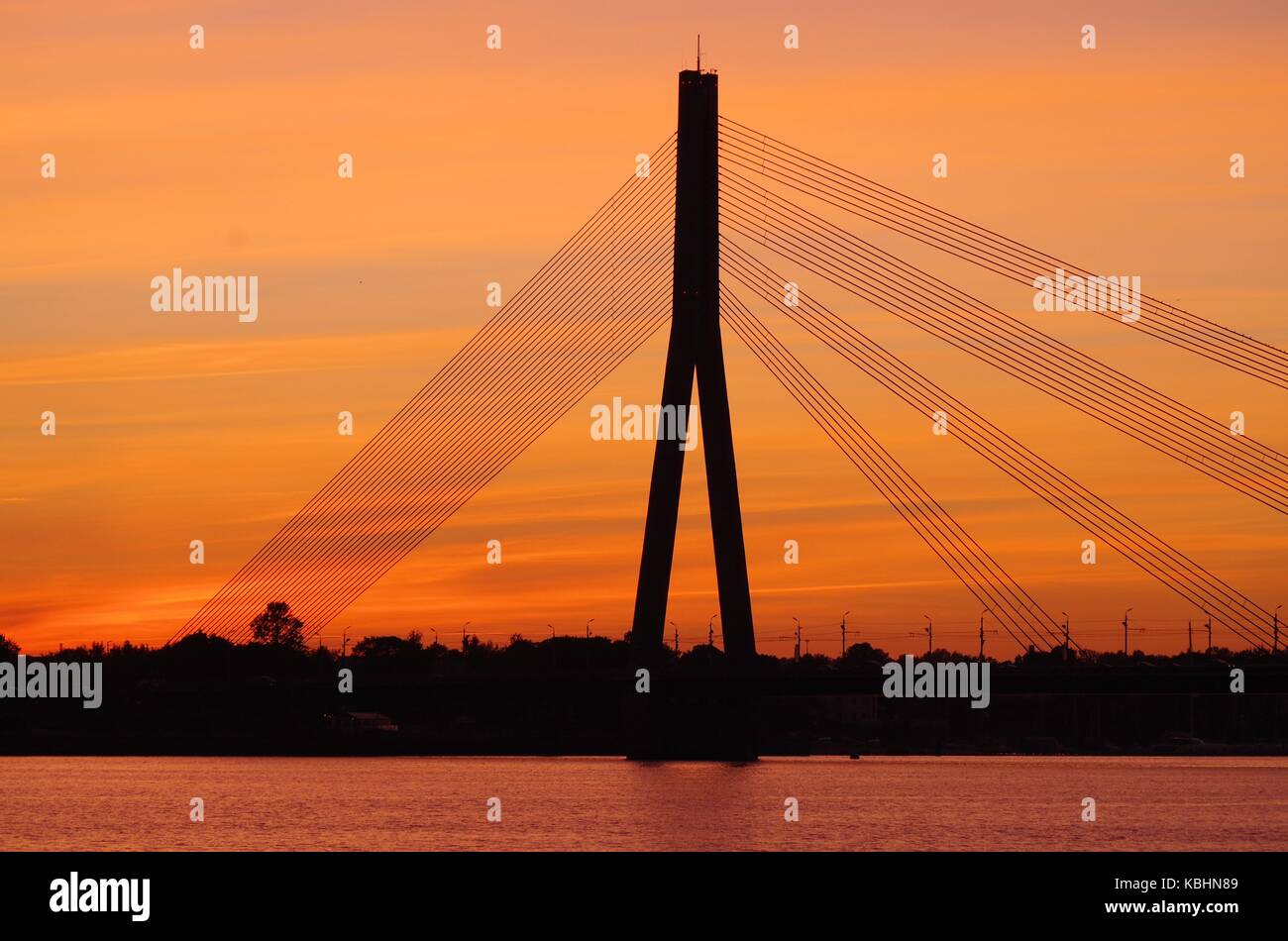 Riga in Lettland Stockfoto