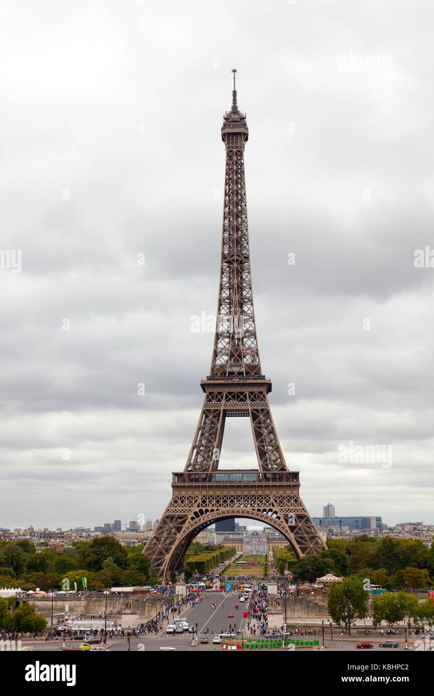 Eiffelturm Paris Stockfoto