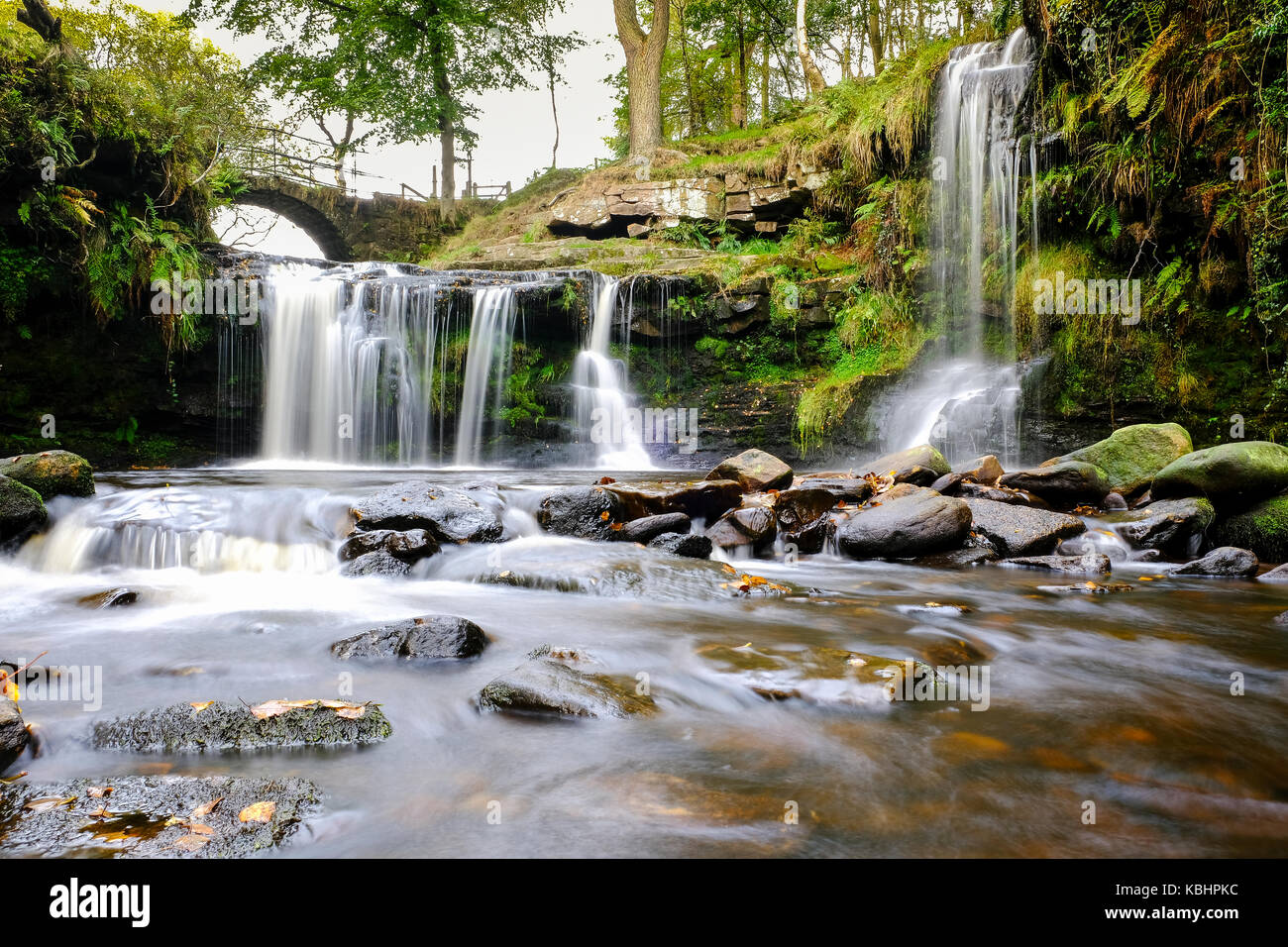 Lumb fällt in der Nähe von Halifax, Yorkshire, England, Großbritannien Stockfoto